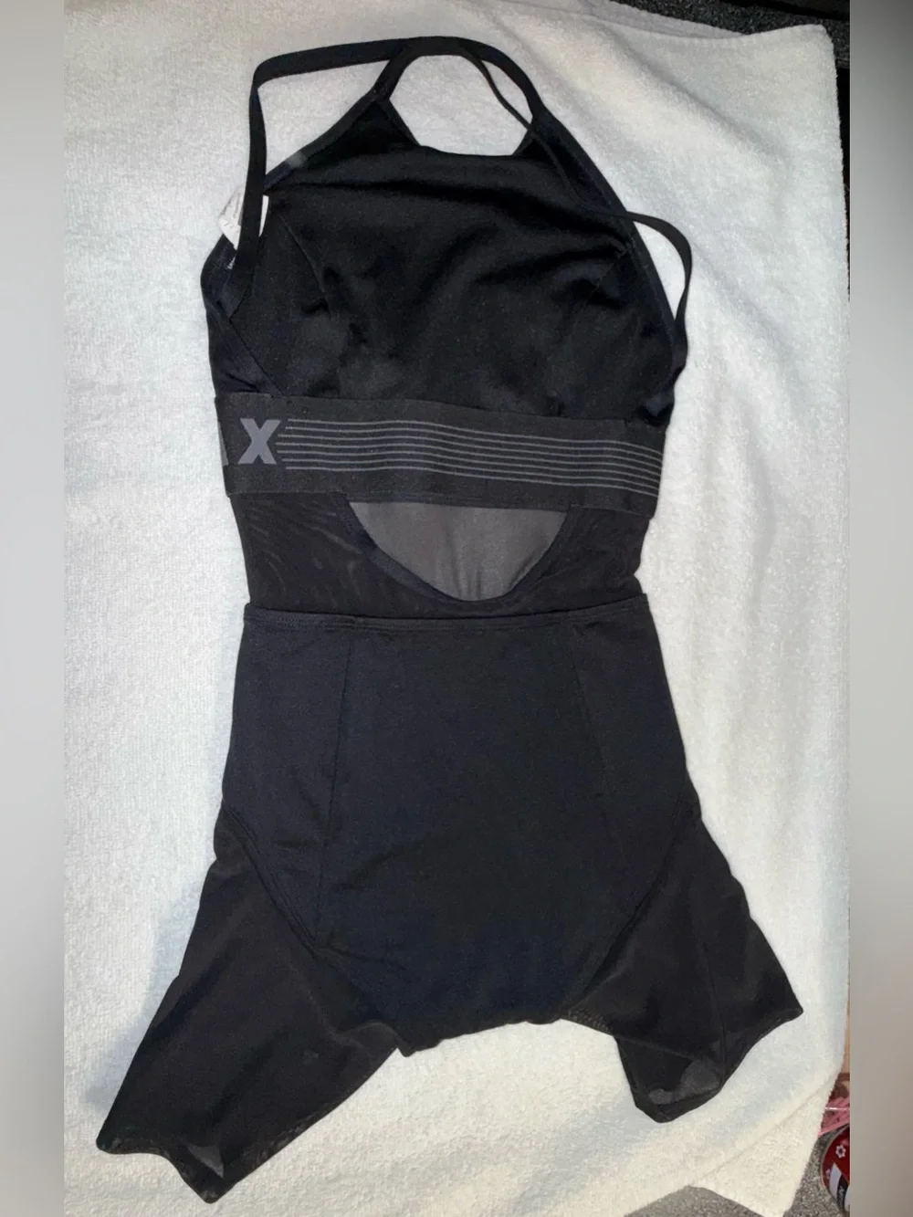 Jo & Jax Black Biketard Size XX- Small Adult